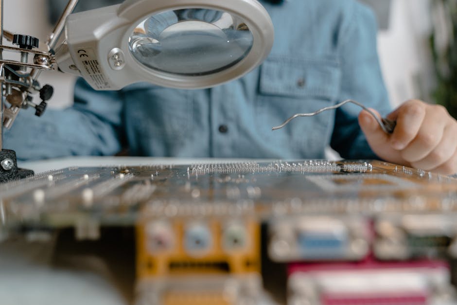 SMT production line and electronics assembly in South Korea