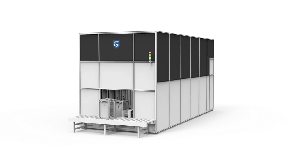 Sistema de almacenamiento automatizado de magazines de PCB SMD BOX XLM - Neotel Technology